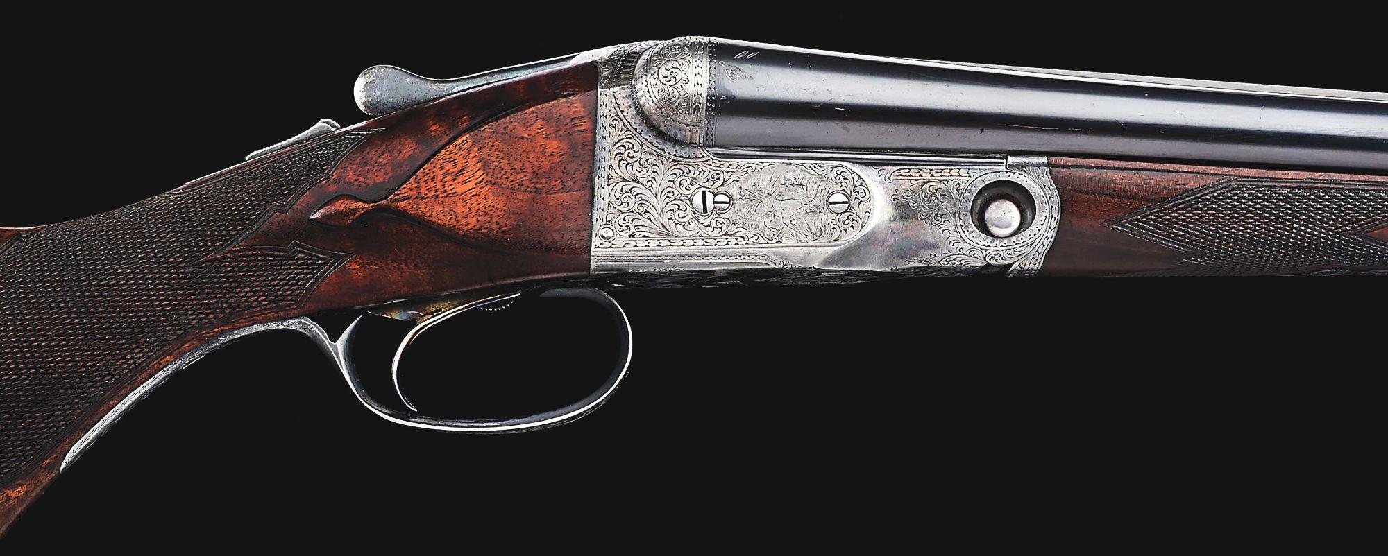 (C) PARKER BROTHERS CHE SIDE BY SIDE 16 BORE SHOTGUN OF L.L. BEAN.