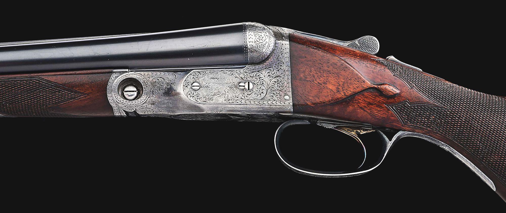 (C) PARKER BROTHERS CHE SIDE BY SIDE 16 BORE SHOTGUN OF L.L. BEAN.