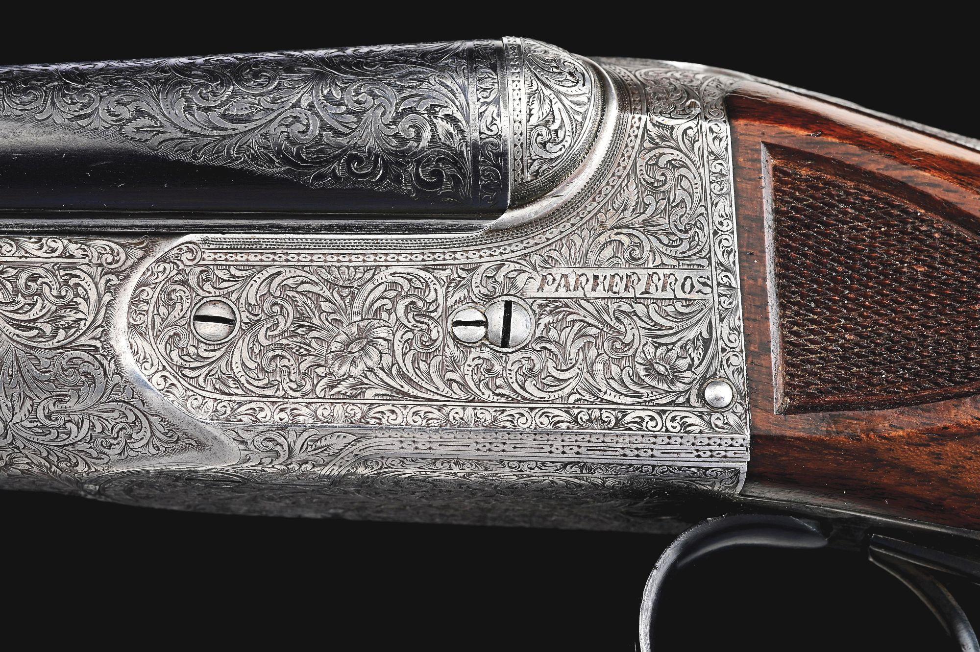 (C) AN OUTSTANDING, EXTREMELY SCARCE PARKER BROTHERS AAHE 28 BORE SIDE BY SIDE SHOTGUN WITH 26" BARR