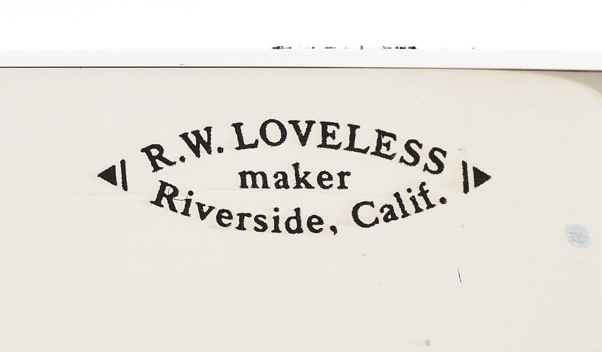 R.W. LOVELESS NO. 3 LONG HUNTER WITH BLACK BUFFALO HORN GRIP.