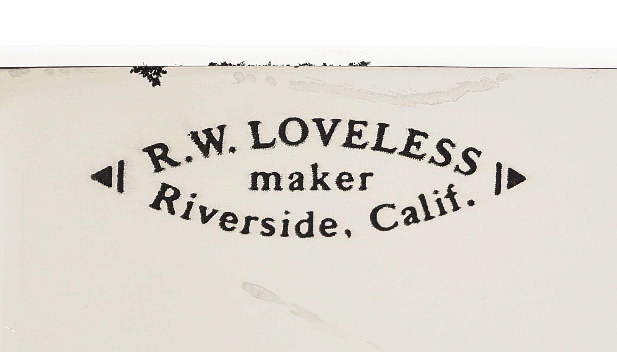 R.W. LOVELESS NO. 3 LONG HUNTER WITH BLACK BUFFALO HORN GRIP.