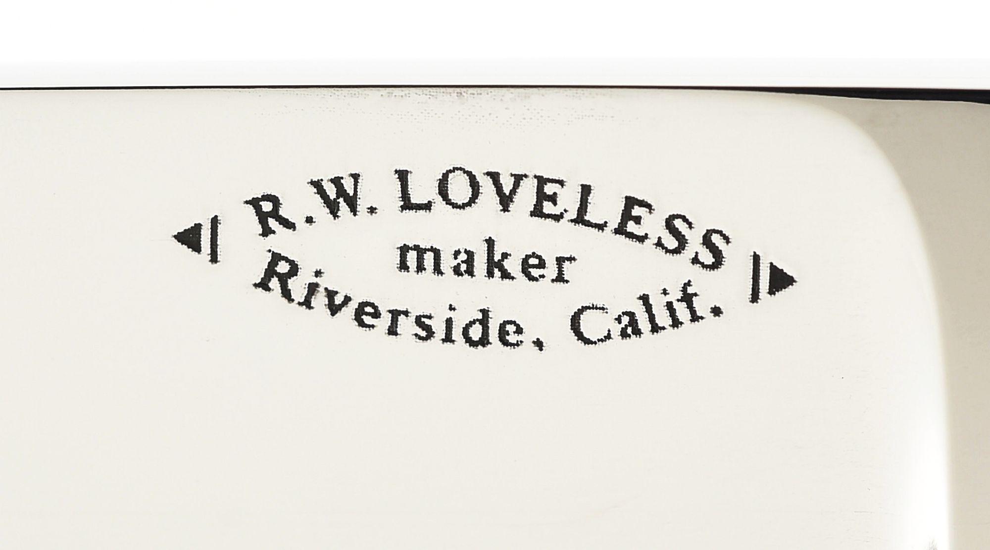 R.W. LOVELESS LAMB HANDLED SEMI SKINNER.