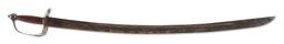 AMERICAN REVOLUTIONARY WAR ERA HORSEMAN'S SABER, EX. WARREN MOORE COLLECTION.