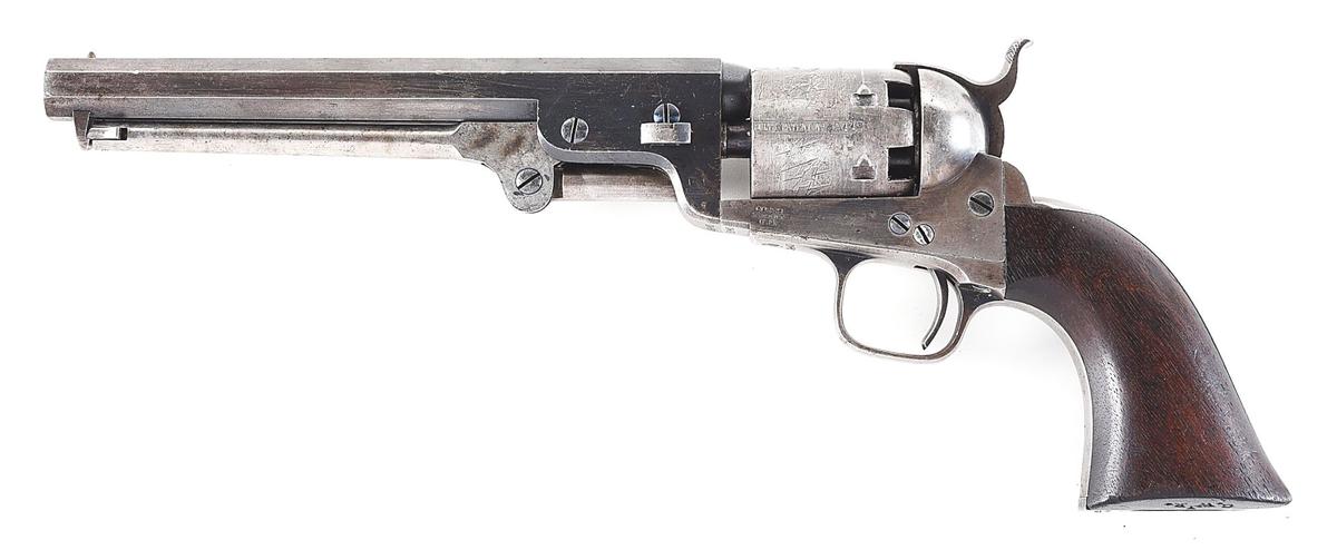 (A) VERY FINE COLT US MODEL 1851 NAVY PERCUSSION REVOLVER.