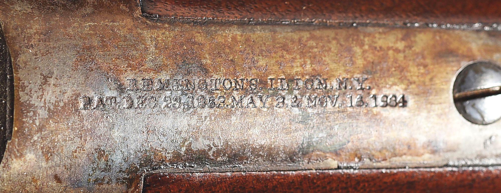 (A) RARE TYPE II REMINGTON SPLIT BREECH ROLLING BLOCK CARBINE.