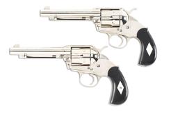 (M) LOT OF 2: CONSECUTIVE PAIR OF USFA OMNI-POTENT SIX SHOOTER SINGLE ACTION REVOLVERS.