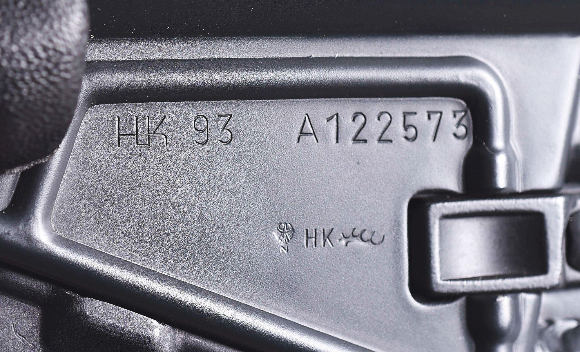 (M) PRE-BAN HECKLER & KOCH HK93 .223 SEMI-AUTOMATIC RIFLE.