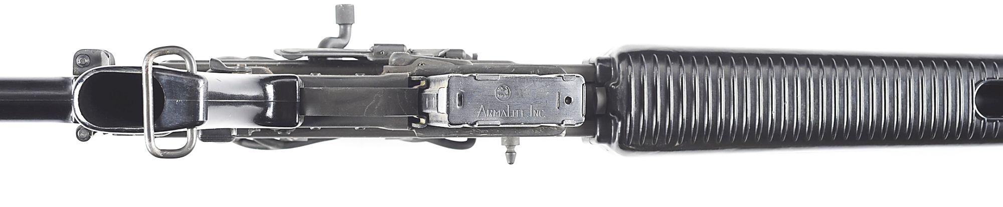 (C) SCARCE HOWA ARMALITE AR-180 SEMI AUTOMATIC RIFLE WITH SCOPE.