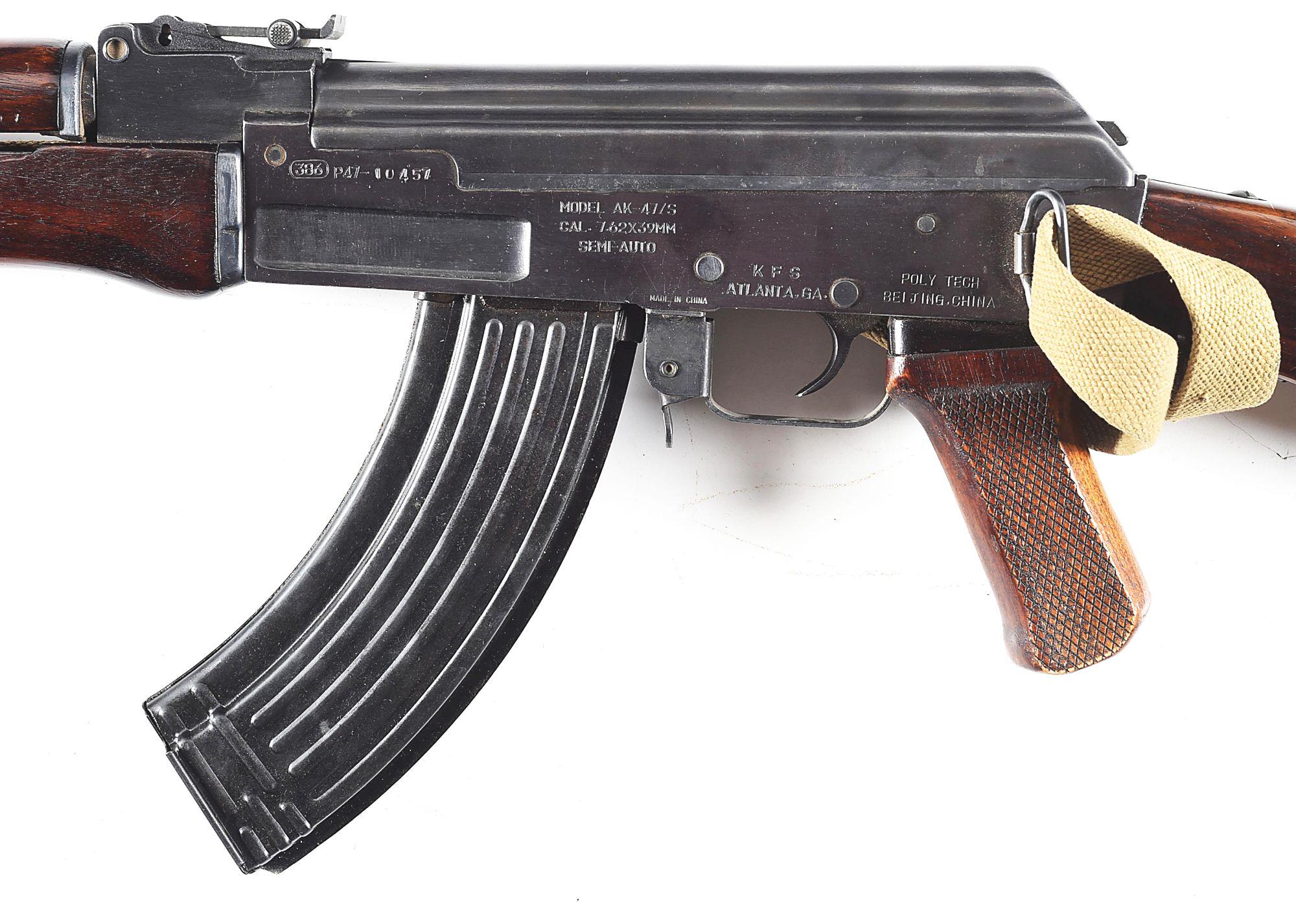 (M) DESIRABLE PRE-BAN CHINESE POLYTECH LEGEND MILLED AK-47/S SEMI AUTOMATIC RIFLE.