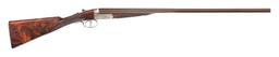 (C) WESTLY RICHARDS DROPLOCK 12 BORE SIDE BY SIDE SHOTGUN WITH CASE.