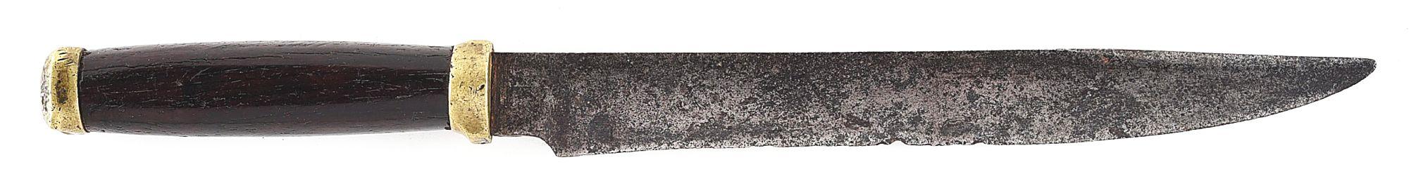 CIVIL WAR CONFEDERATE T.A. POTTS PIKE HEAD BOWIE KNIFE.