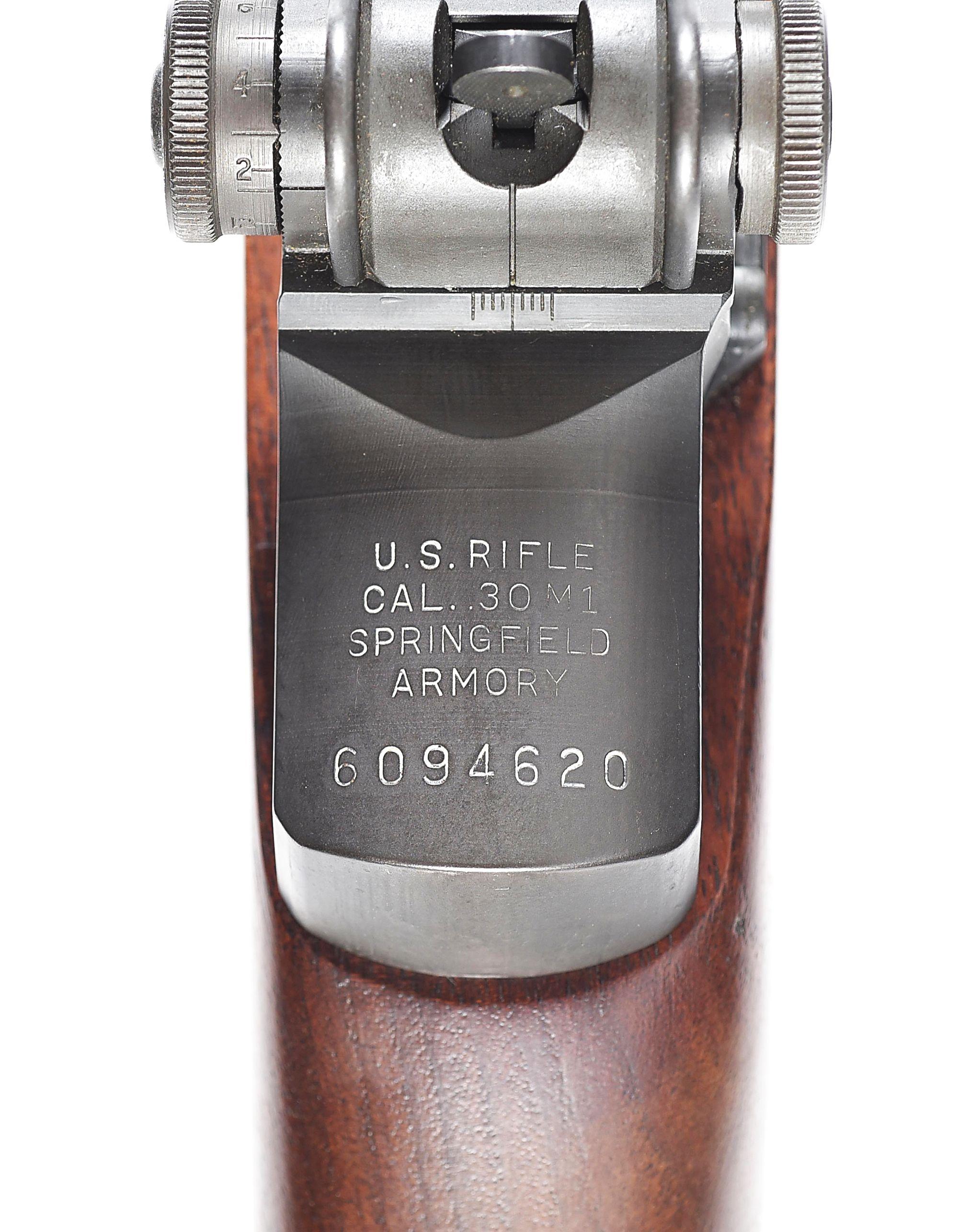 (C) FINE DOCUMENTED TYPE 1 NATIONAL MATCH SPRINGFIELD ARMORY M1 GARAND SEMI AUTOMATIC RIFLE.