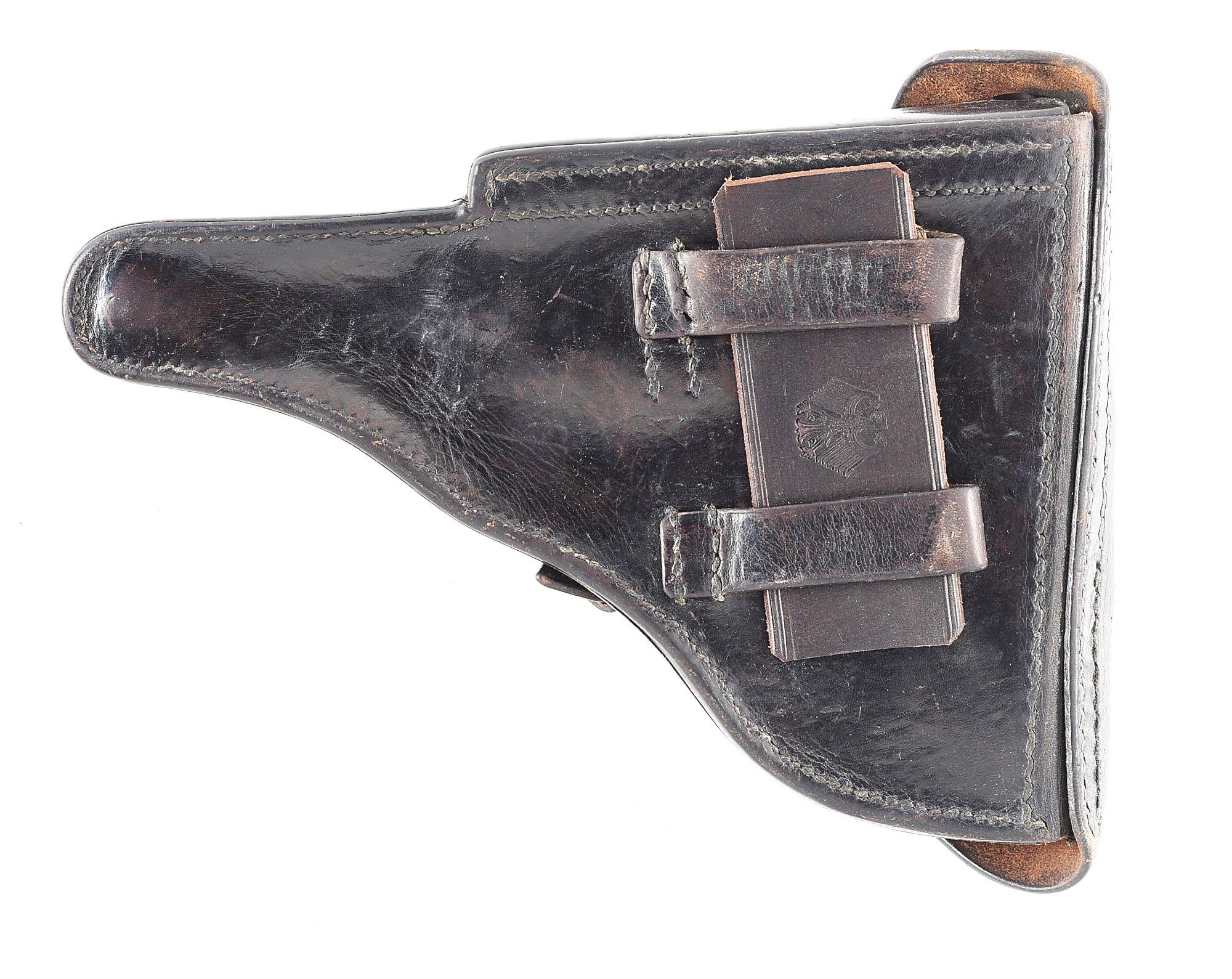 (C) MAUSER K DATE LUGER WITH HOLSTER