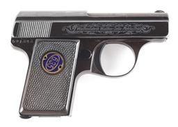 (C) FACTORY EMBELLISHED WALTHER MODEL 9B .25 ACP SEMI-AUTOMATIC PISTOL.