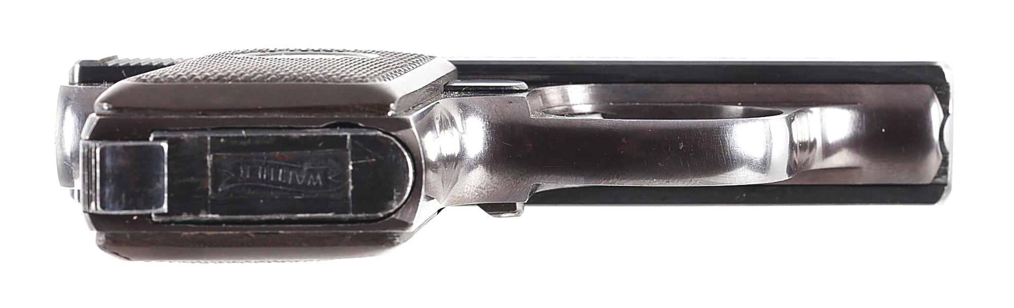 (C) FACTORY EMBELLISHED WALTHER MODEL 9B .25 ACP SEMI-AUTOMATIC PISTOL.