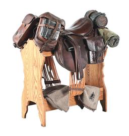 THIRD REICH SADDLE WITH EQUIPMENT.