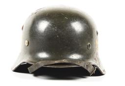 GERMAN WWII HEER DOUBLE DECAL M35 HELMET.