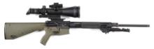 (M) CAVALRY ARMS CAV-15 SEMI AUTOMATIC RIFLE WITH ATN NIGHT ARROW 6 NIGHT VISION SCOPE.