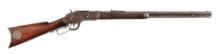 (A) WINCHESTER MODEL 1873 LEVER ACTION RIFLE (1889).