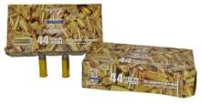 2 BOXES of AMERICAN AMMUNITION 44 .240gr RNL SP