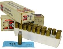 2 BOXES 40 CARTRIDGES WESTERN 44 MAG HOLLOW PT