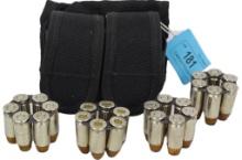 CANVAS POUCH FOR W/4 SPEED  LOADERS 45 CAL. & 24 R