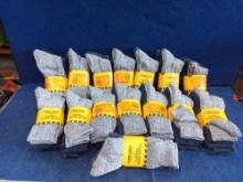 Box Lot of(15) Packs Thermal Work Socks