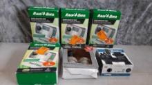 Box Lot of Assorted Irrigation timers