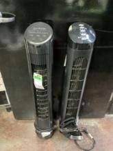 Lot of (2) OmniBreeze Premium Tower Fan*TURNS ON*
