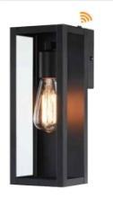 Hukoro Cali 1-light outdoor wall light in matte black