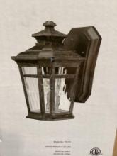 (3)Home Decorators exterior wall mount in dark ridge bronze