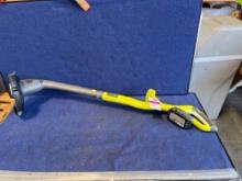 Ryobi 18V 10in Cordless String Trimmer*Turns On*