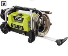 RYOBI 1900 PSI 1.2 GPM Cold Water Wheeled Corded Electric Pressure Washer