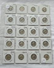 20 - Washington Quarters - 1935-1963