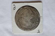 1801 Spanish Dei-Gratia  - 8 Reales Silver Coin
