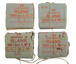 Four Boxes of .303 British Blanks (RM)