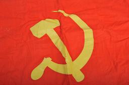 USSR Silk Fringed Communist Podium Banner (SWM)