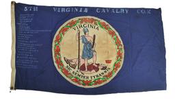 Civil War Virginia 5th Cavalry Reenactor Flag (SWM)