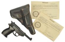 Walther P-38 9MM Semi-auto Pistol FFL Required: 162i (J1E1)