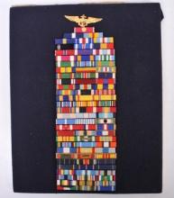 US Navy Pilot WWII-War on Terrorism Ribbon Rack (CPD)