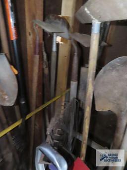 Large lot of outdoor yard and garden tools