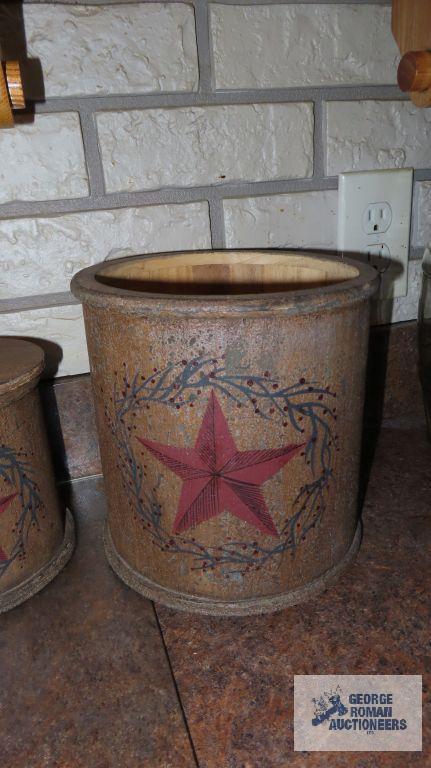 Plywood canister set