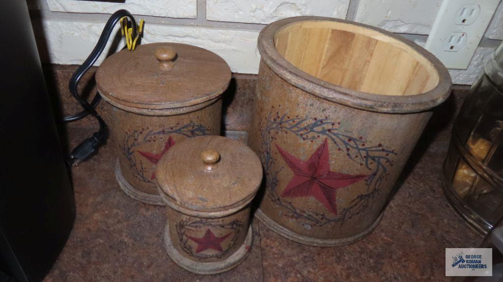 Plywood canister set
