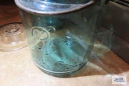 Ball glass top canning jars