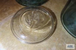 Ball glass top canning jars