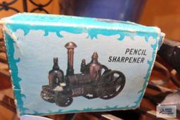 Mini anvil and pencil sharpener