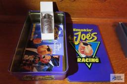 Smoking Joe's racing tin and Camel lighter