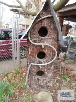 Bird feeders and chimes