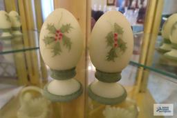 Christmas hand-painted eggs