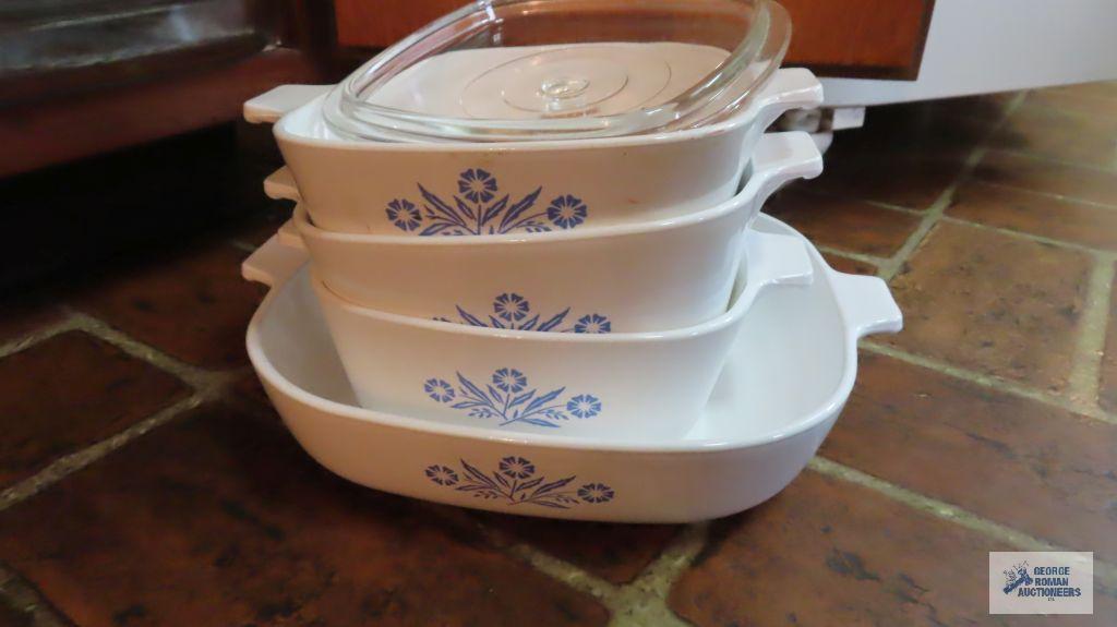 Corning bakeware and glass casseroles